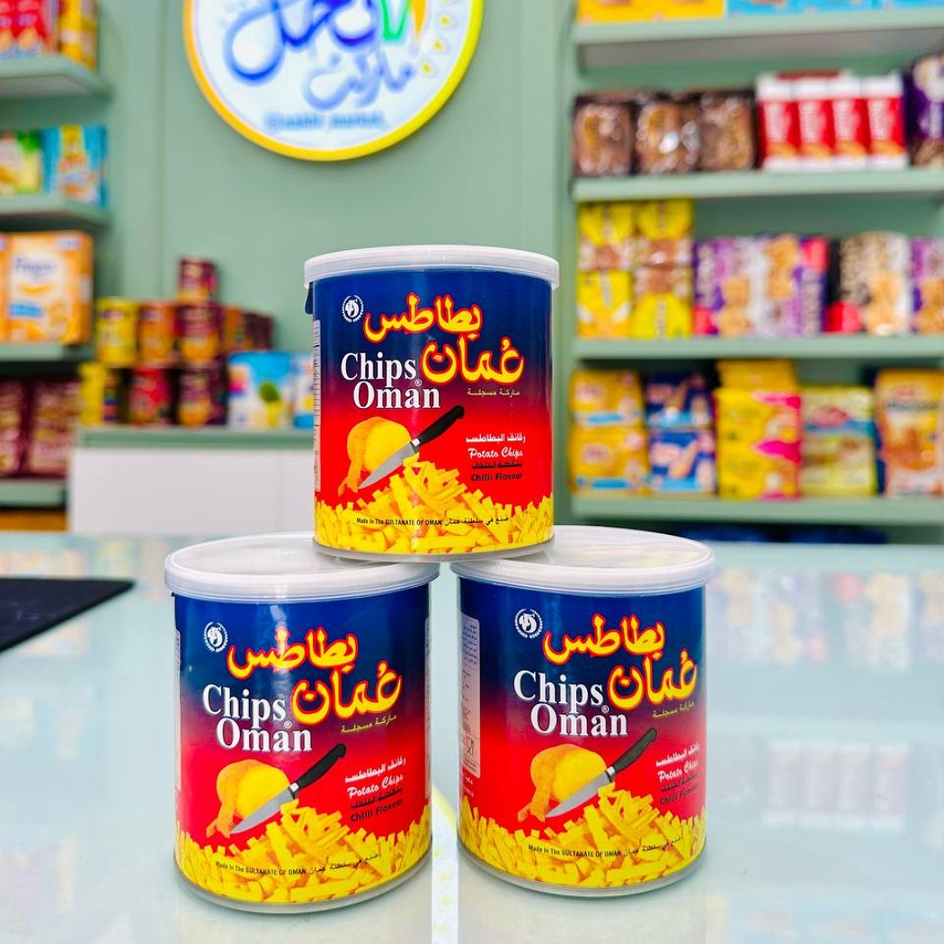چیپس عمان قوطی