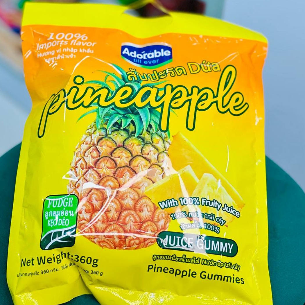 پاستیل لقمه ای آناناس۳۶۰گرم